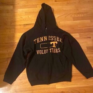 NWT Men’s Ouray Tennessee licensed zip up sweatshirt. Black. Size S